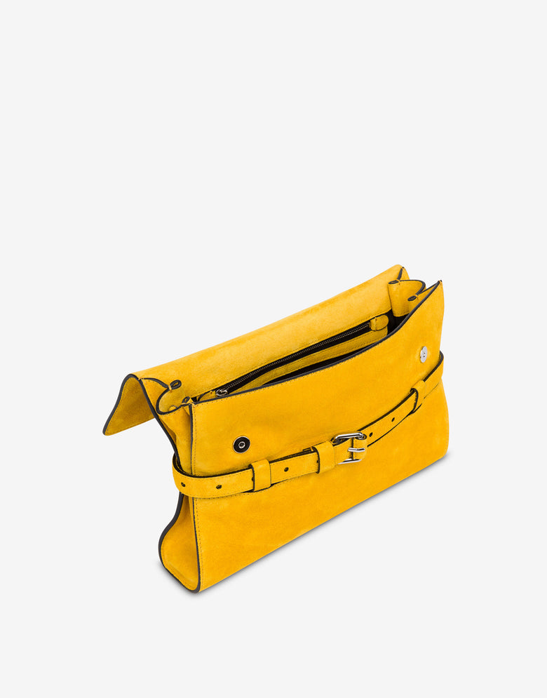 Moschino Tie Me Embrague: Exclusivo en línea Amarillo Moschino 2