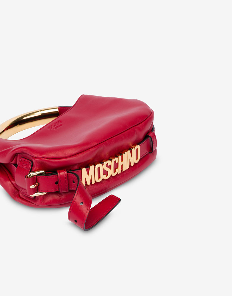 Small Moschino Handle Me Bag Red Moschino 3