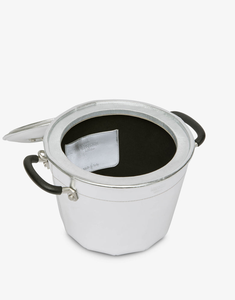Cooking pot bag Silver Moschino 2