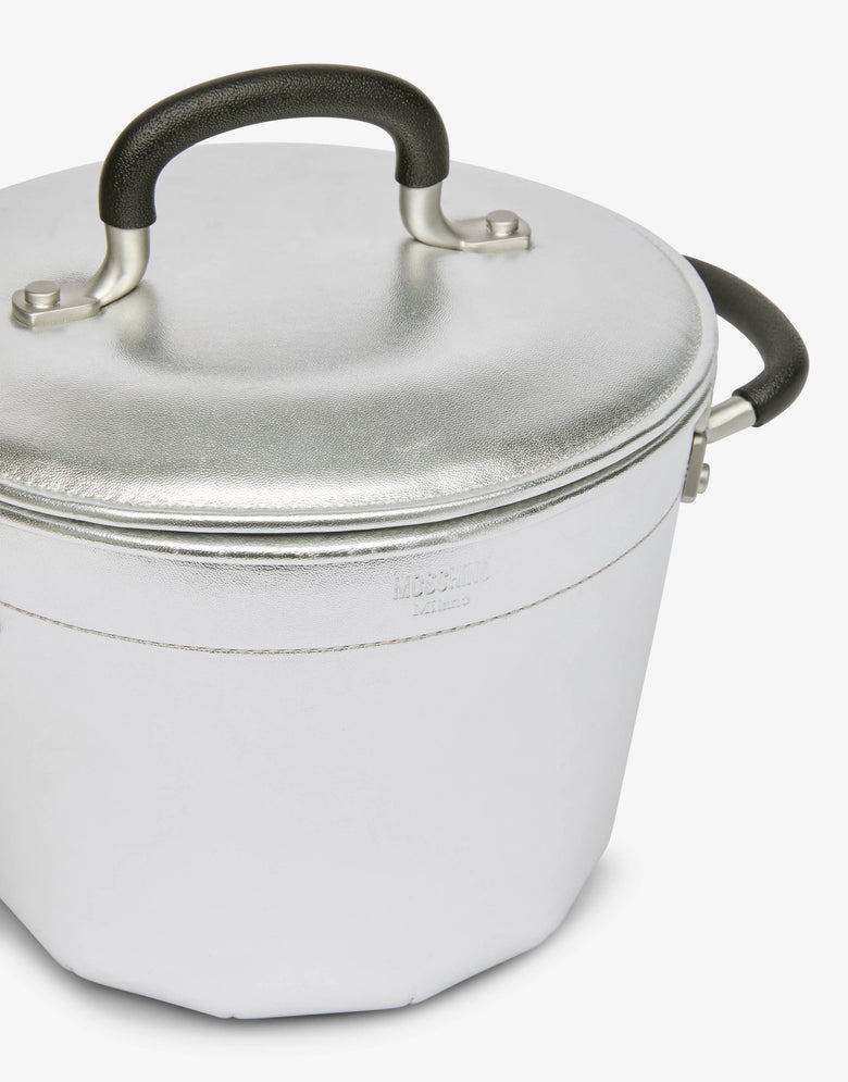 Cooking pot bag Silver Moschino 3