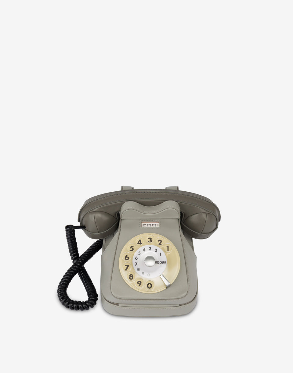 Bolsa para el teléfono Gris Moschino 0