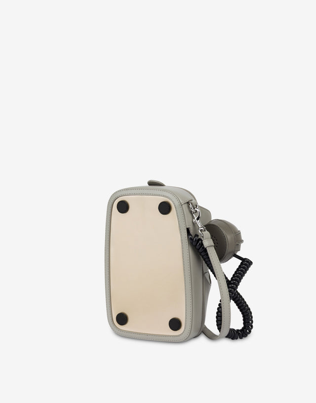 Phone Bag Grey Moschino 1