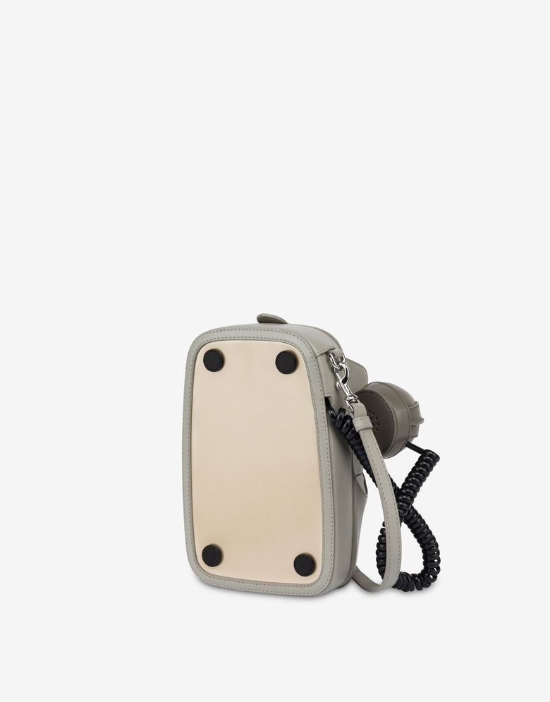Bolsa para el teléfono Gris Moschino 1