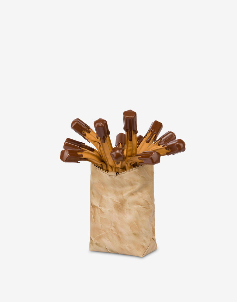 Bolso Churros Marrón Moschino 1