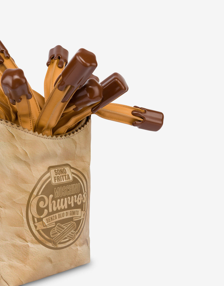 Bolso Churros Marrón Moschino 3