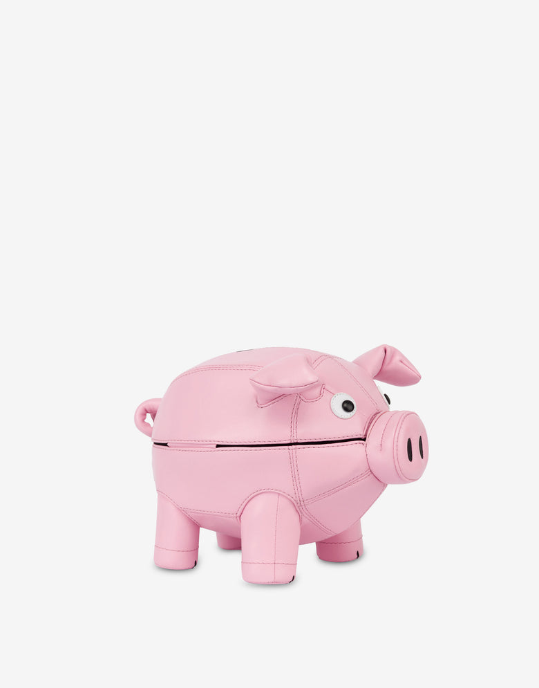 Bolso hucha Pink Moschino 1