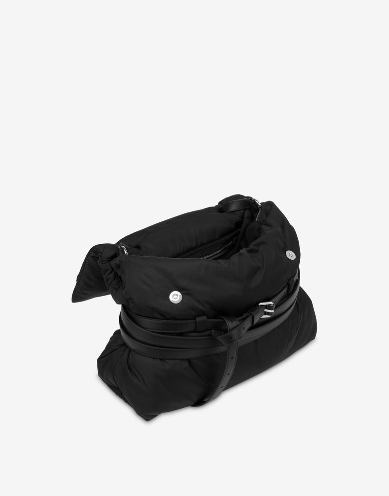 Moschino Tie Me 中号手提包 黑色 Moschino 2