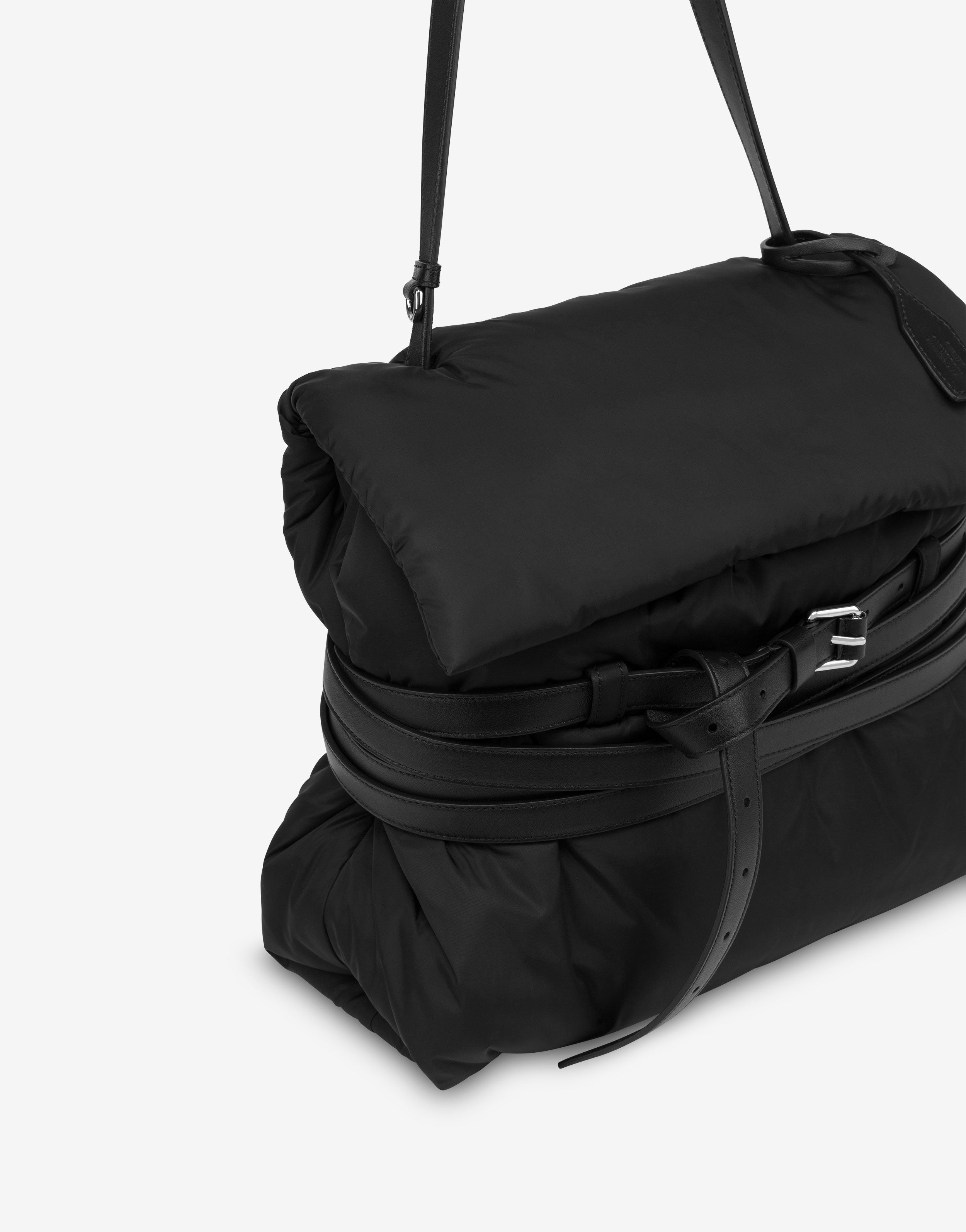 【期間限定値下げ】MOSCHINO ブラック ハンドバッグ　紐なし Moschino Tie Me Medium Hand Bag | Moschino