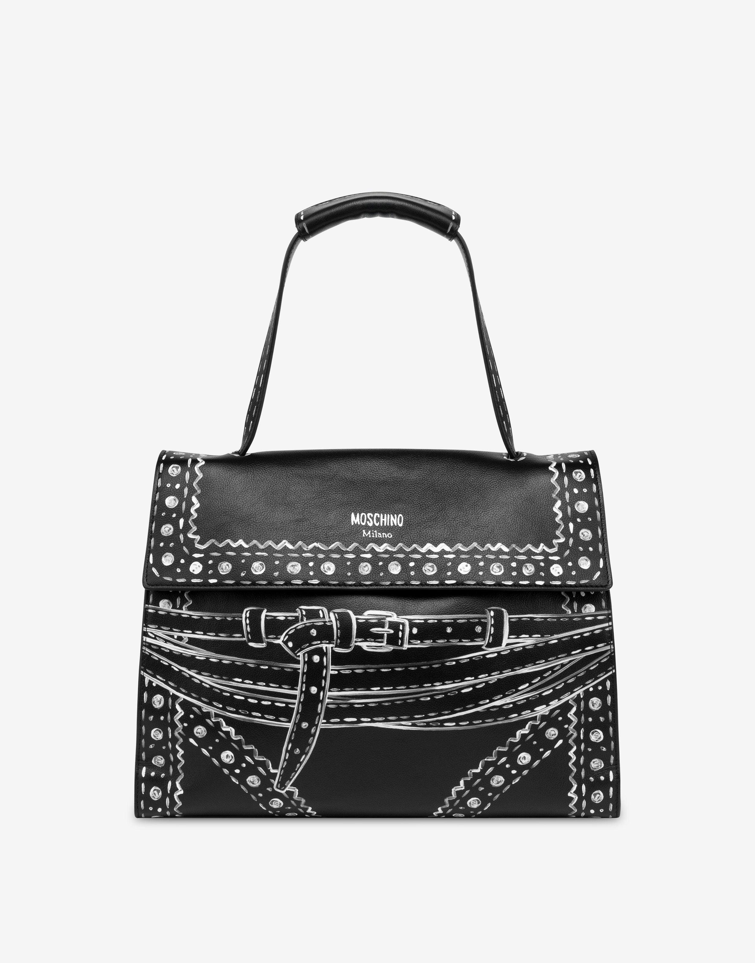 Bolso Moschino Tie Me mediano 