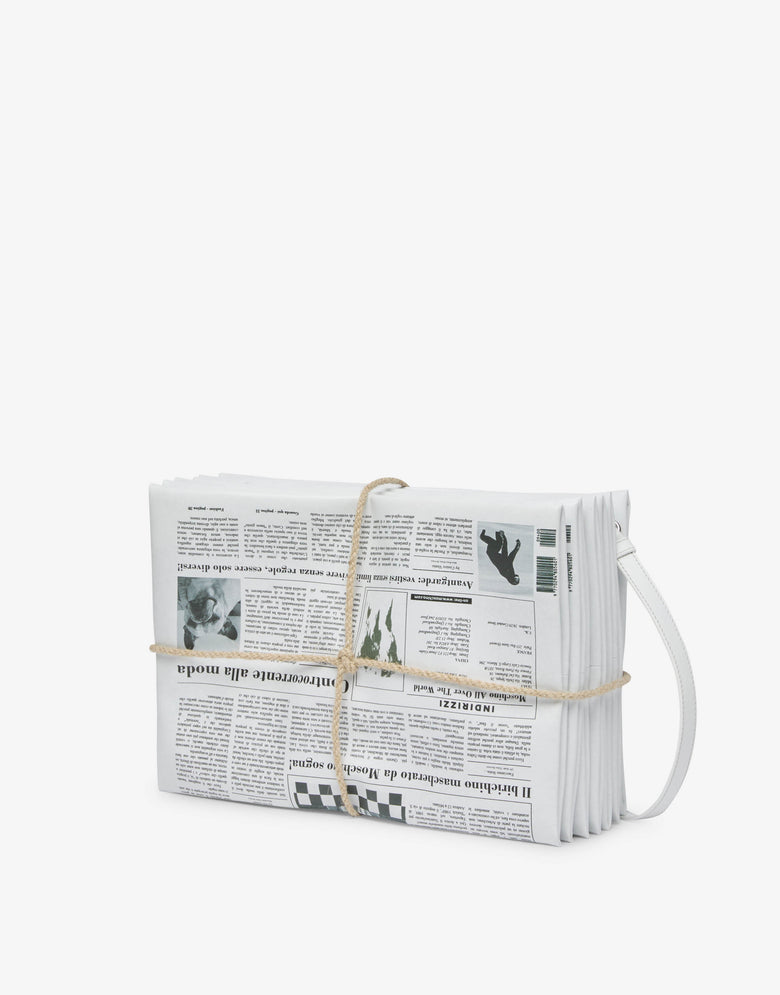 Newspaper bag White Moschino 1