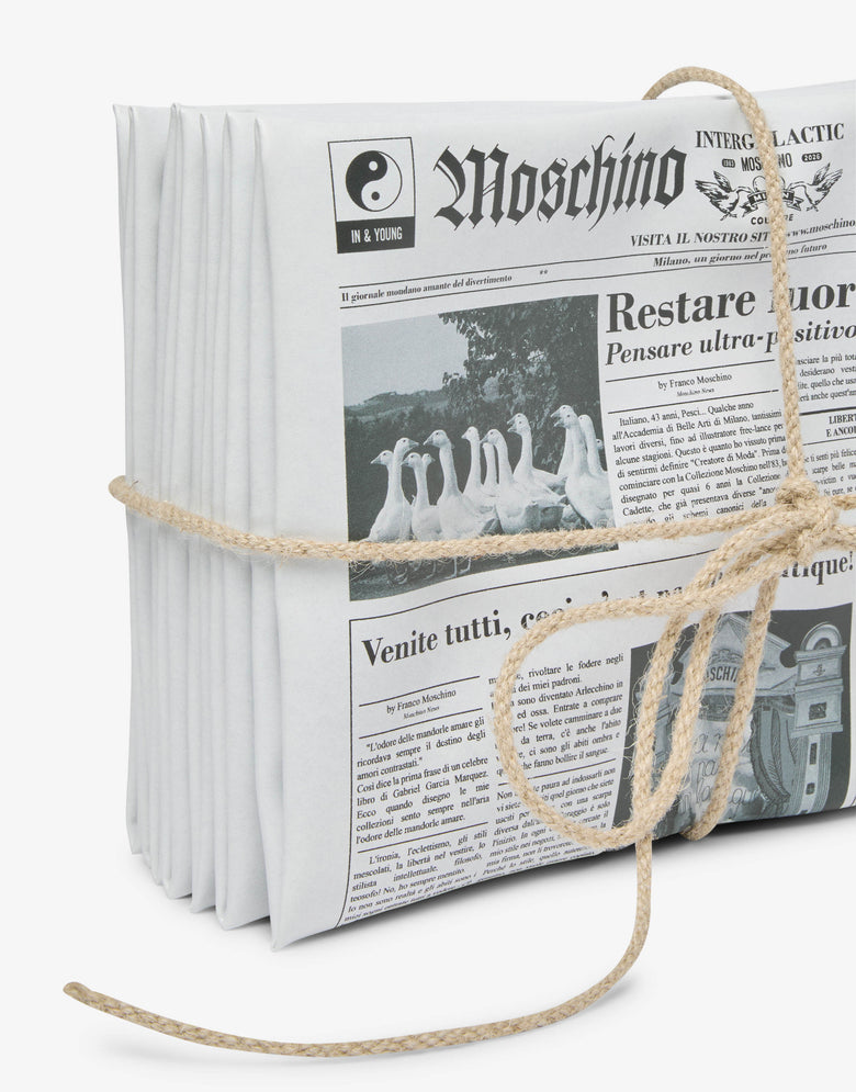 Newspaper bag White Moschino 3