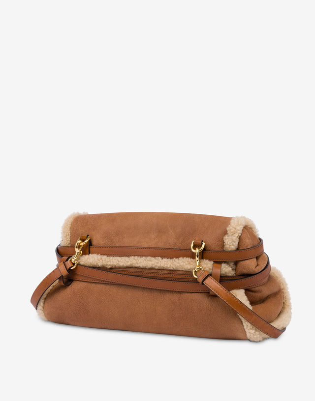 Bolso de mano grande Moschino Tie Me Beige Moschino 1