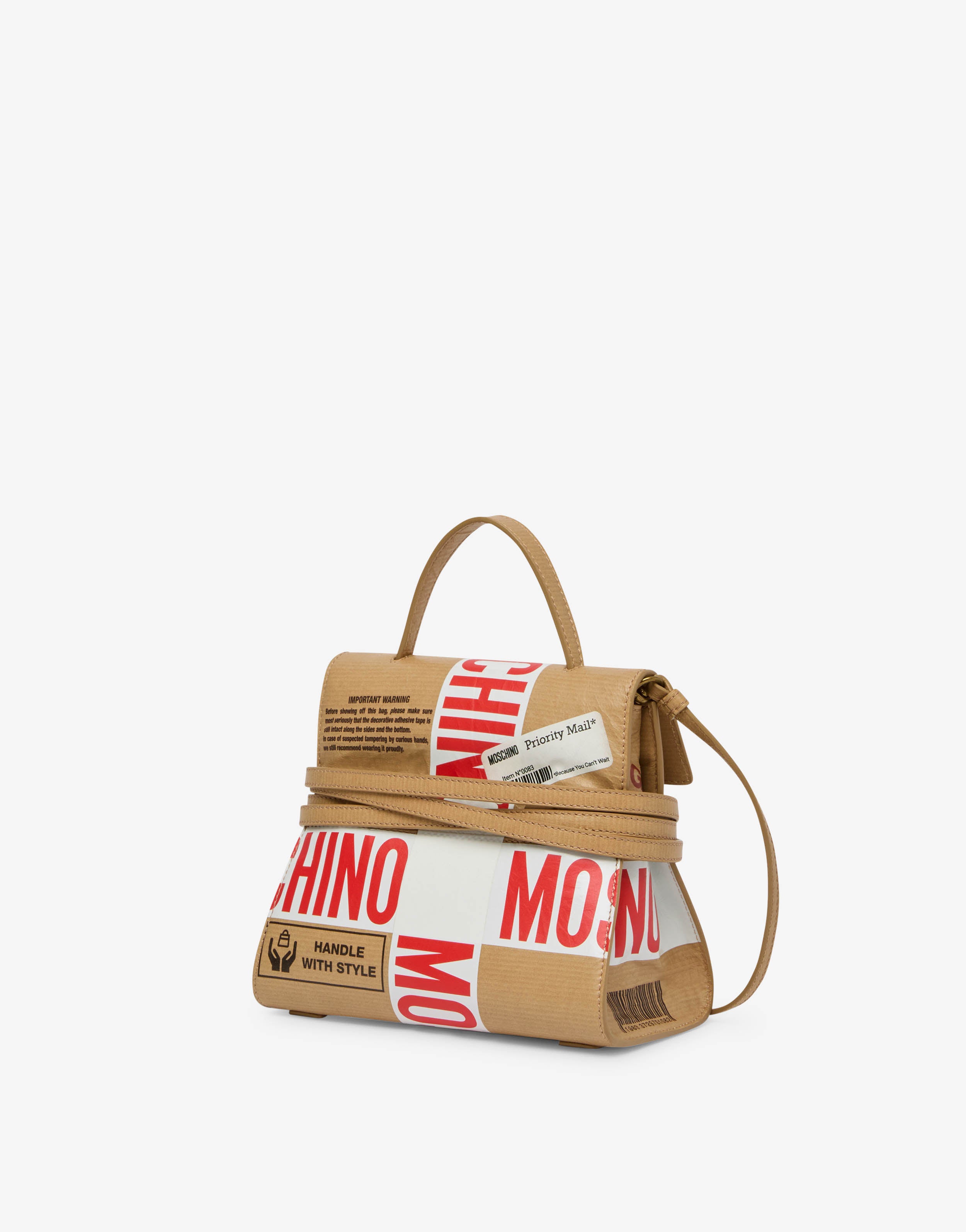 moschino ワンピース　上品　バッグリボン　ベージュ　イタリア製　38 Moschino Tie Me small handbag | Moschino