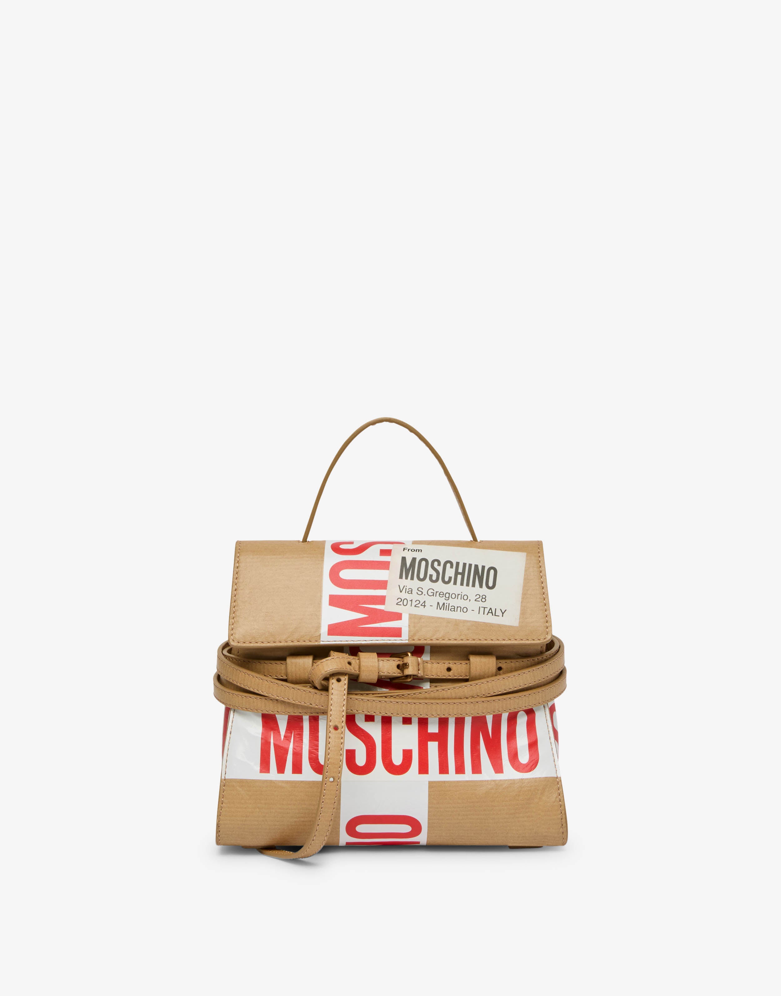 Bolso de mano pequeño Moschino Tie Me