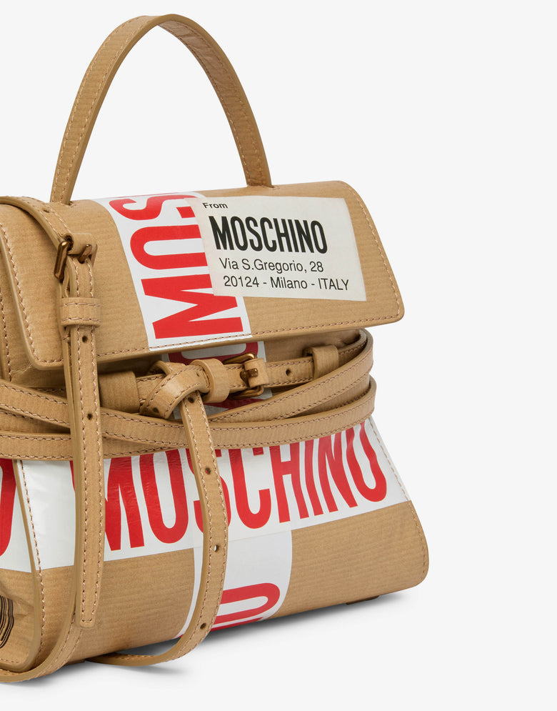 Moschino Tie Me 小手提包 米色 Moschino 3