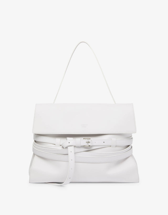 Moschino Tie Me medium handbag Azure Moschino 0