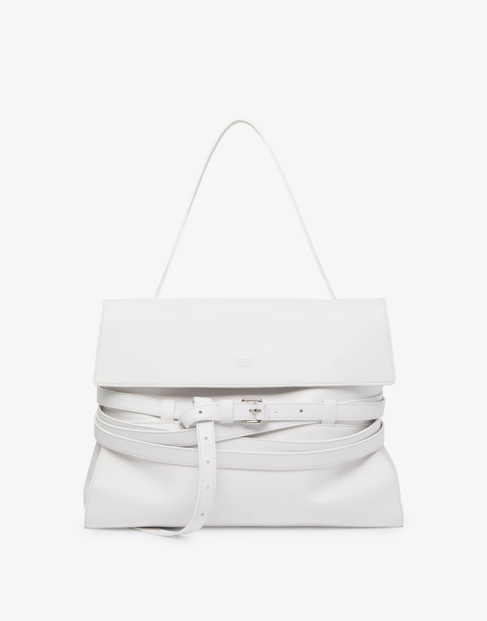 Bolso de mano mediano Moschino Tie Me Celeste Moschino 0