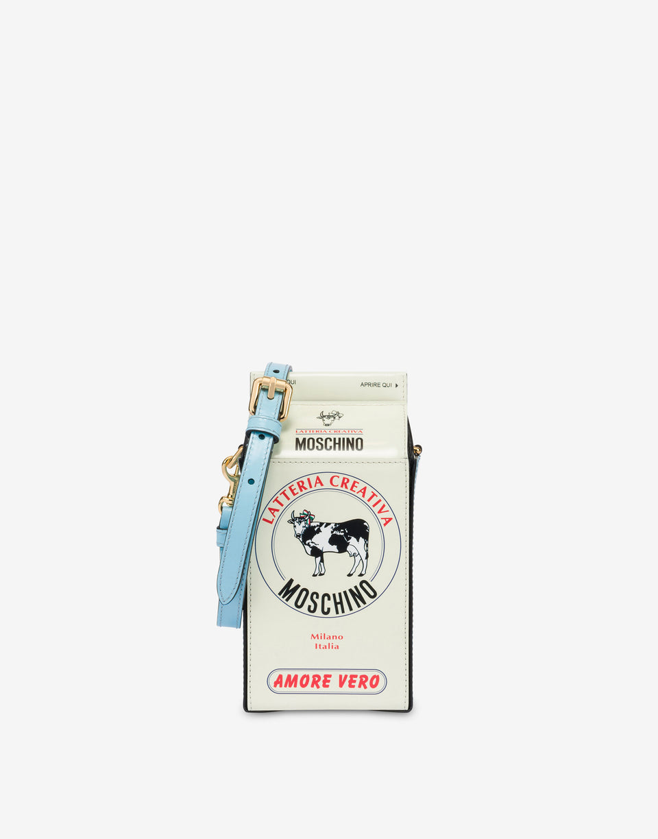 牛奶盒包装袋 象牙色 Moschino 0