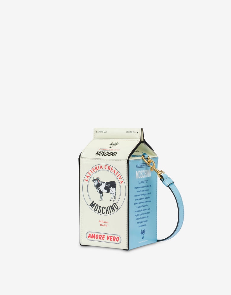 牛奶盒包装袋 象牙色 Moschino 1