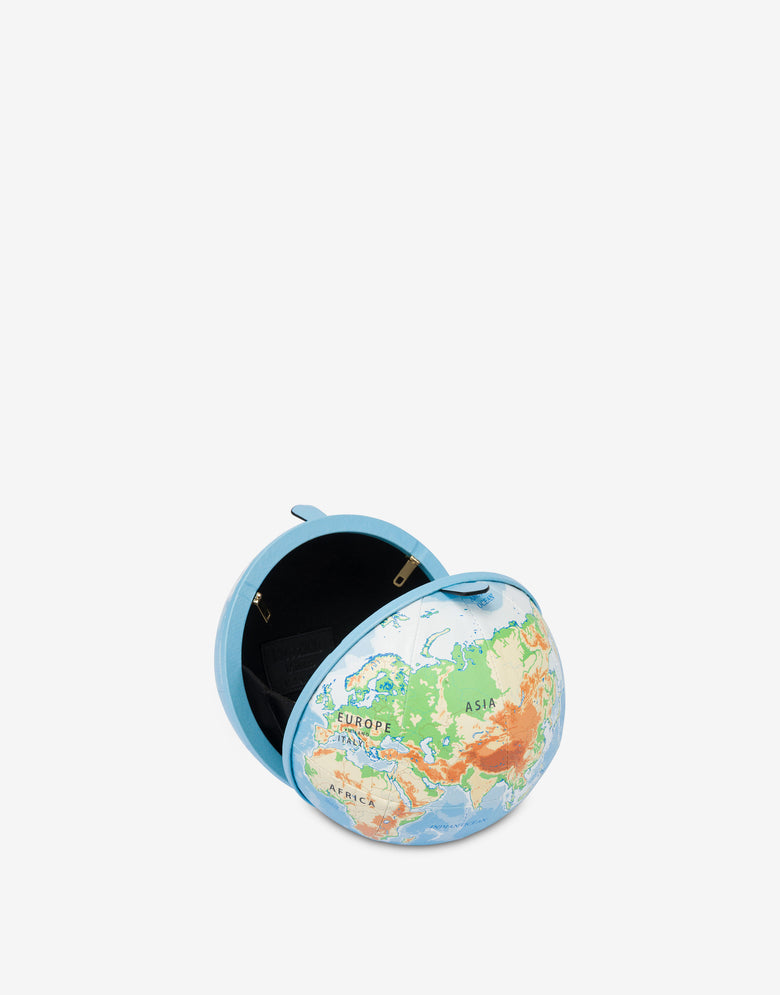 Bolsa Globe Celeste Moschino 2