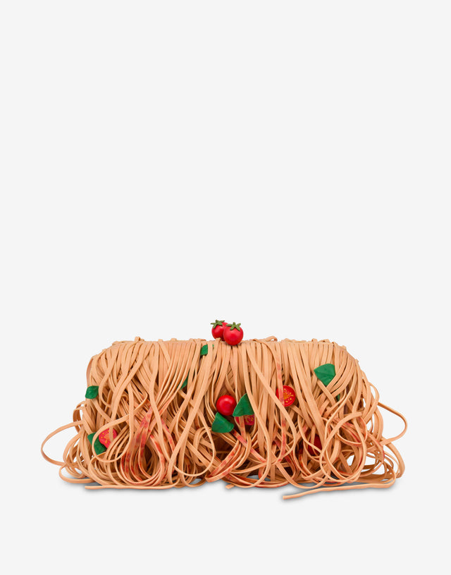 Spaghetti bag Beige Moschino 0