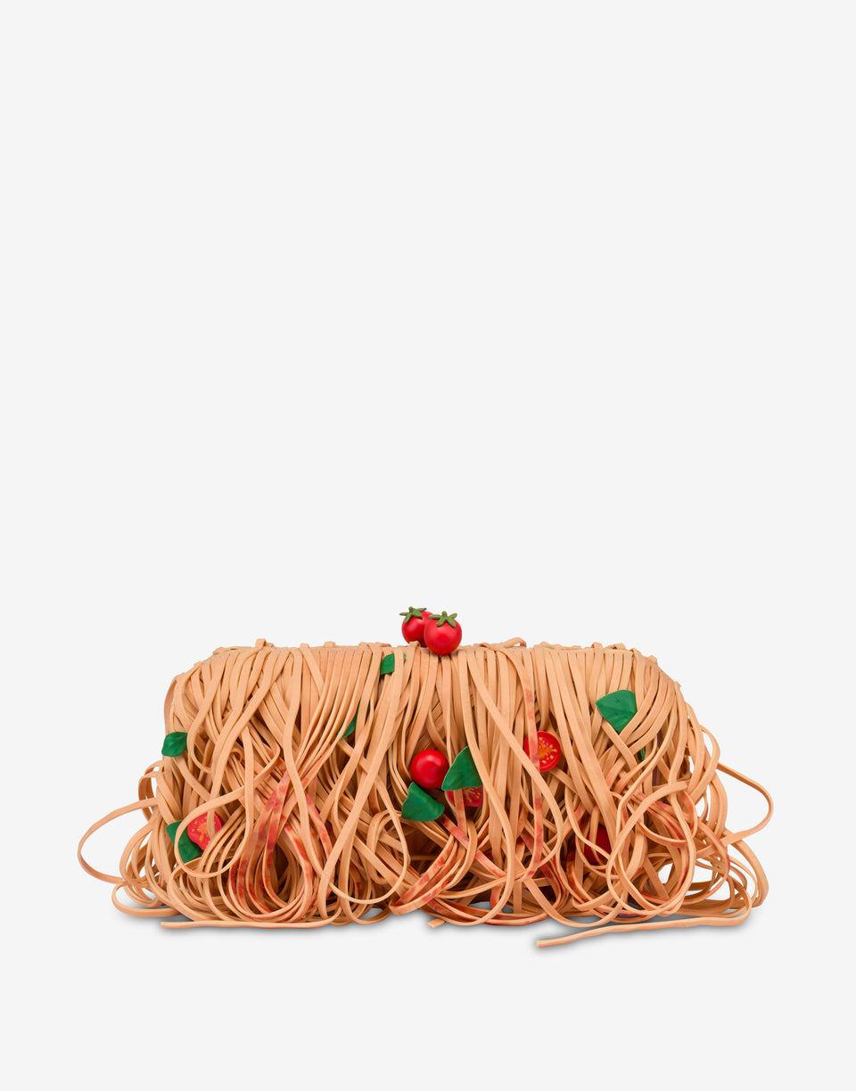 Bolsa de espaguetis Beige Moschino 0