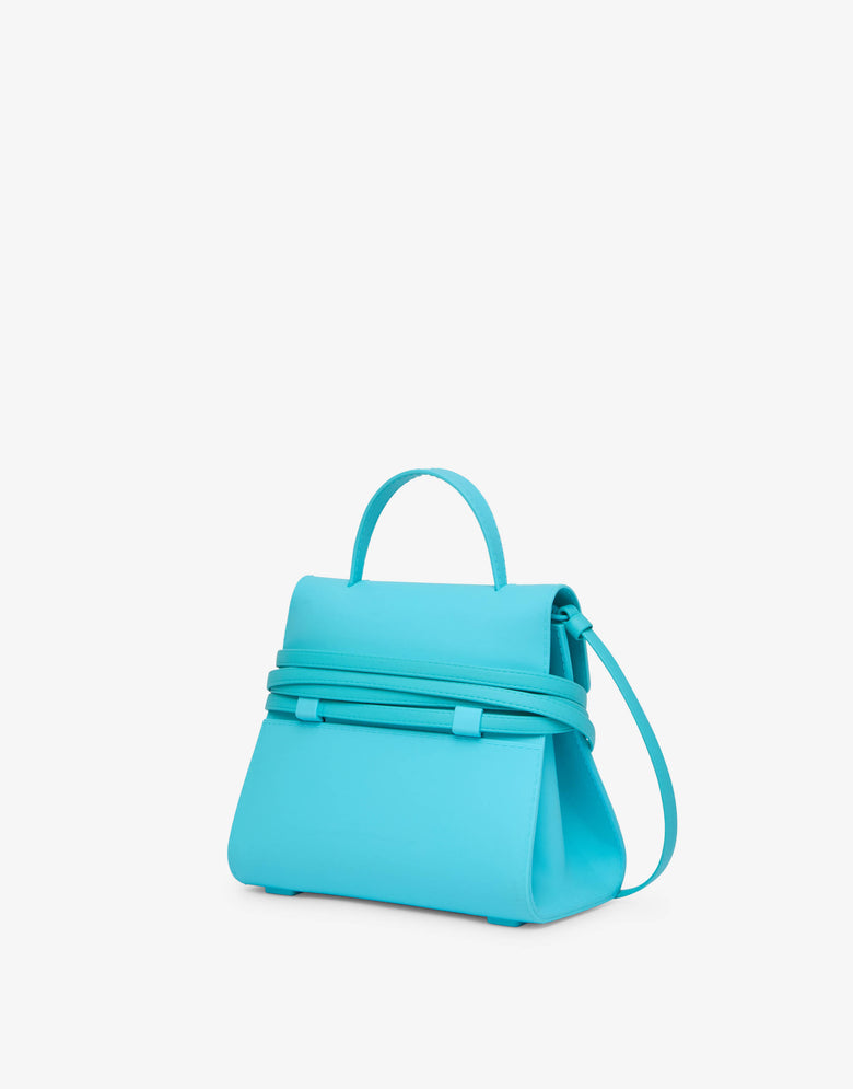 Moschino Tie Me small handbag Turquoise Moschino 1