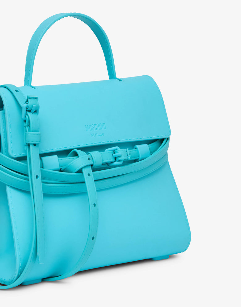 Moschino Tie Me small handbag Turquoise Moschino 3