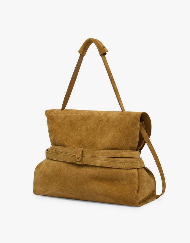 Bolso de mano mediano Moschino Tie Me Mustard Moschino 1