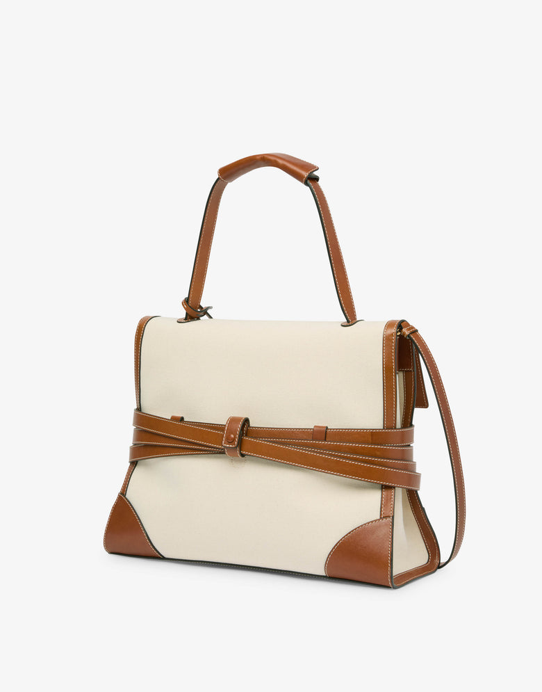 Moschino Tie Me Handbag Ivory Moschino 1