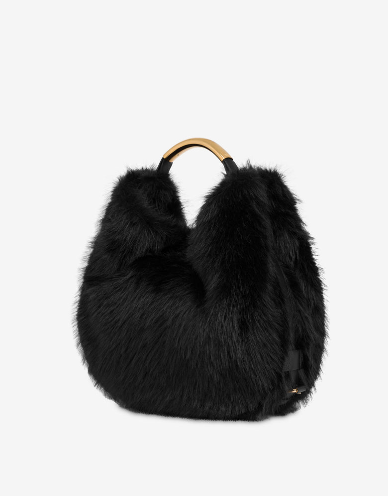 Bolso mediano Moschino Handle Me  Negro Moschino 1