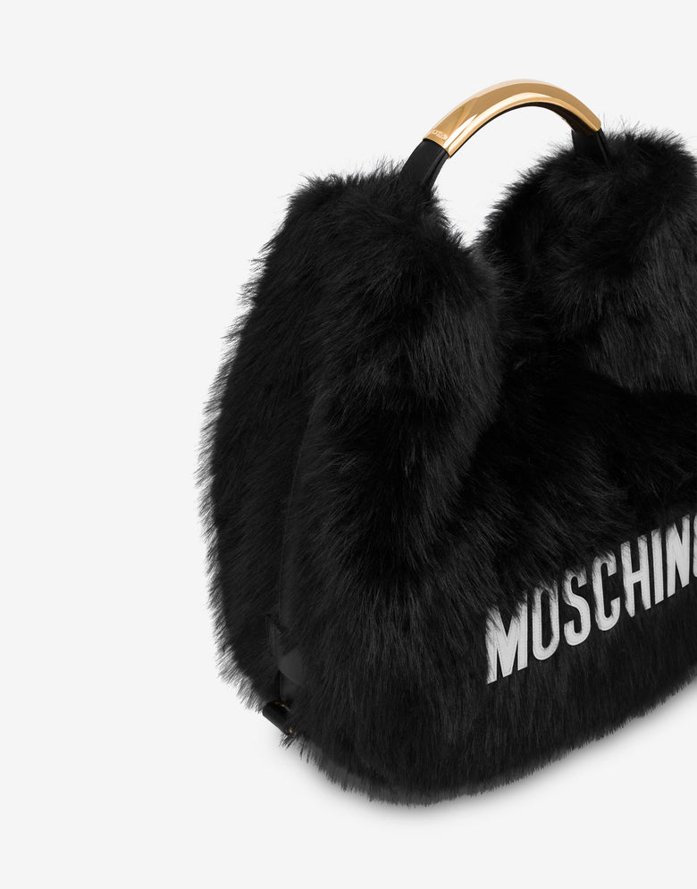 Bolso mediano Moschino Handle Me  Negro Moschino 3