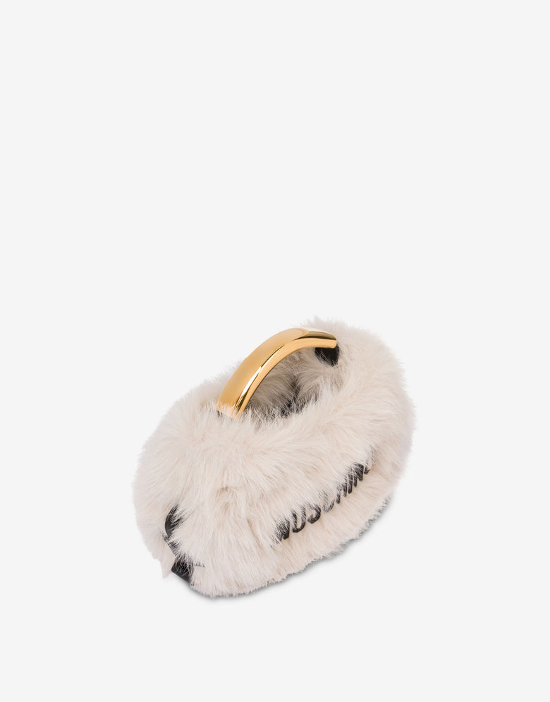 Bolso pequeño Moschino Handle Me  Marfil Moschino 2