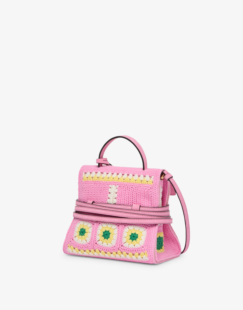 Moschino Tie Me small handbag Confetti pink Moschino 1