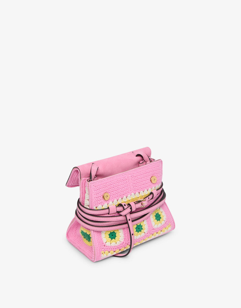 Moschino Tie Me small handbag Confetti pink Moschino 2