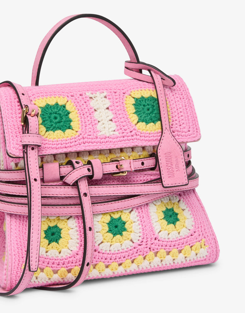 Moschino Tie Me small handbag Confetti pink Moschino 3