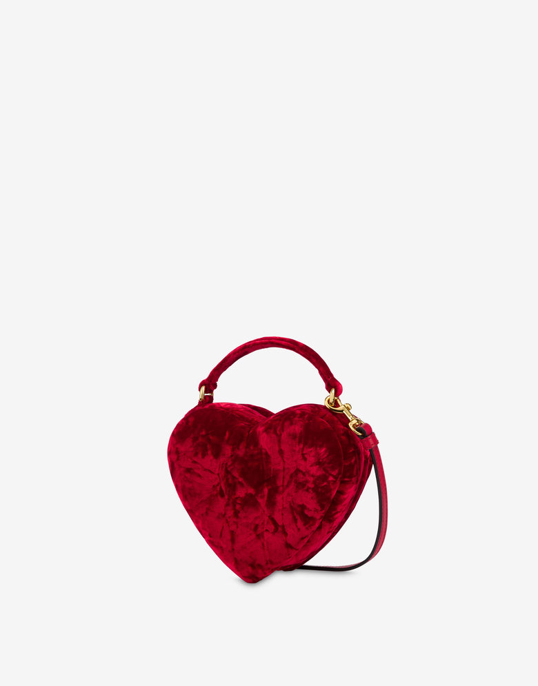Moschino Love Me bag in velvet Red Moschino 1