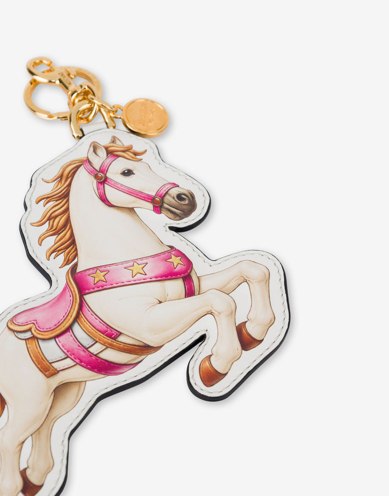 Colgante de caballo Blanco Moschino 2