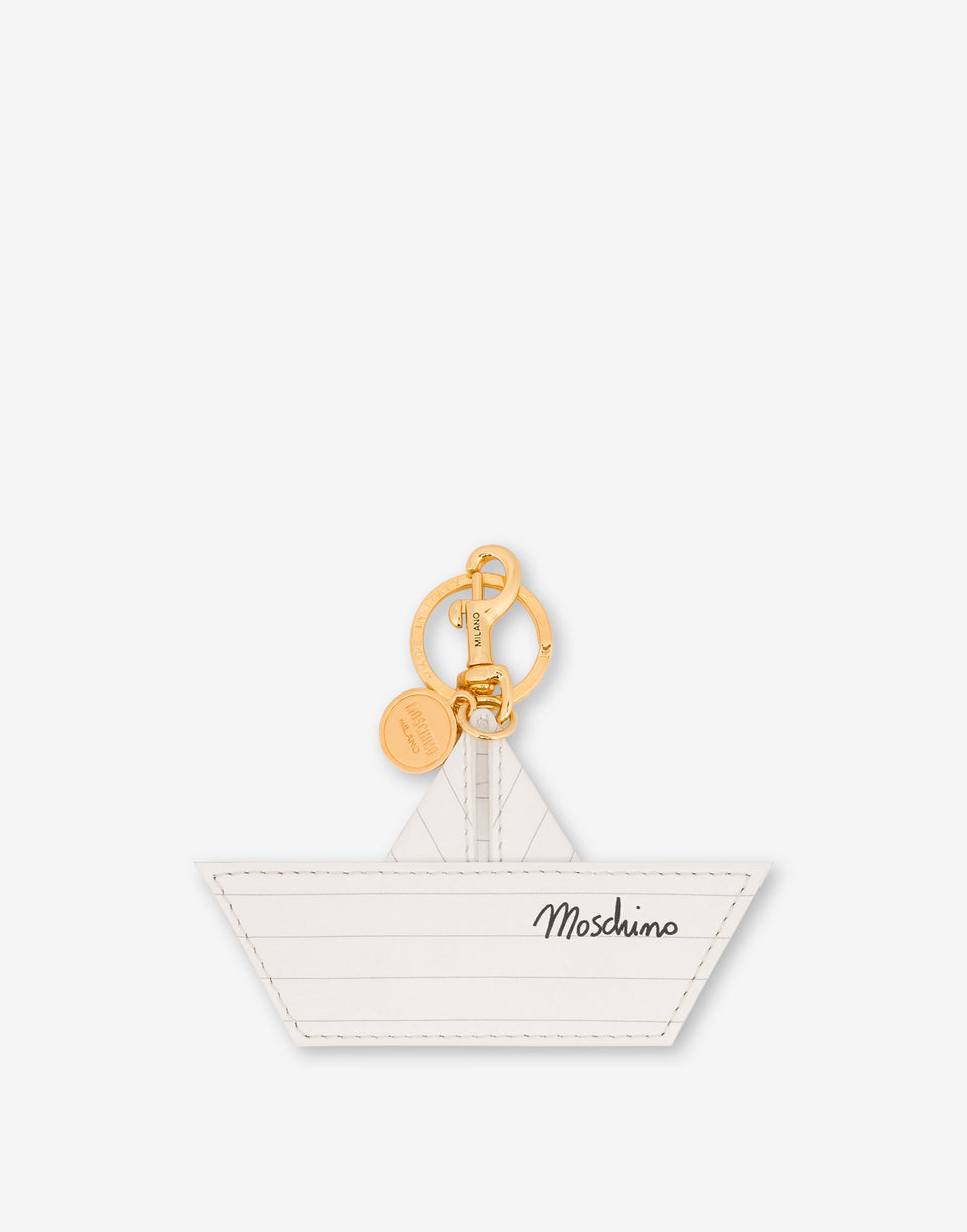 Llavero de cabra Blanco Moschino 0