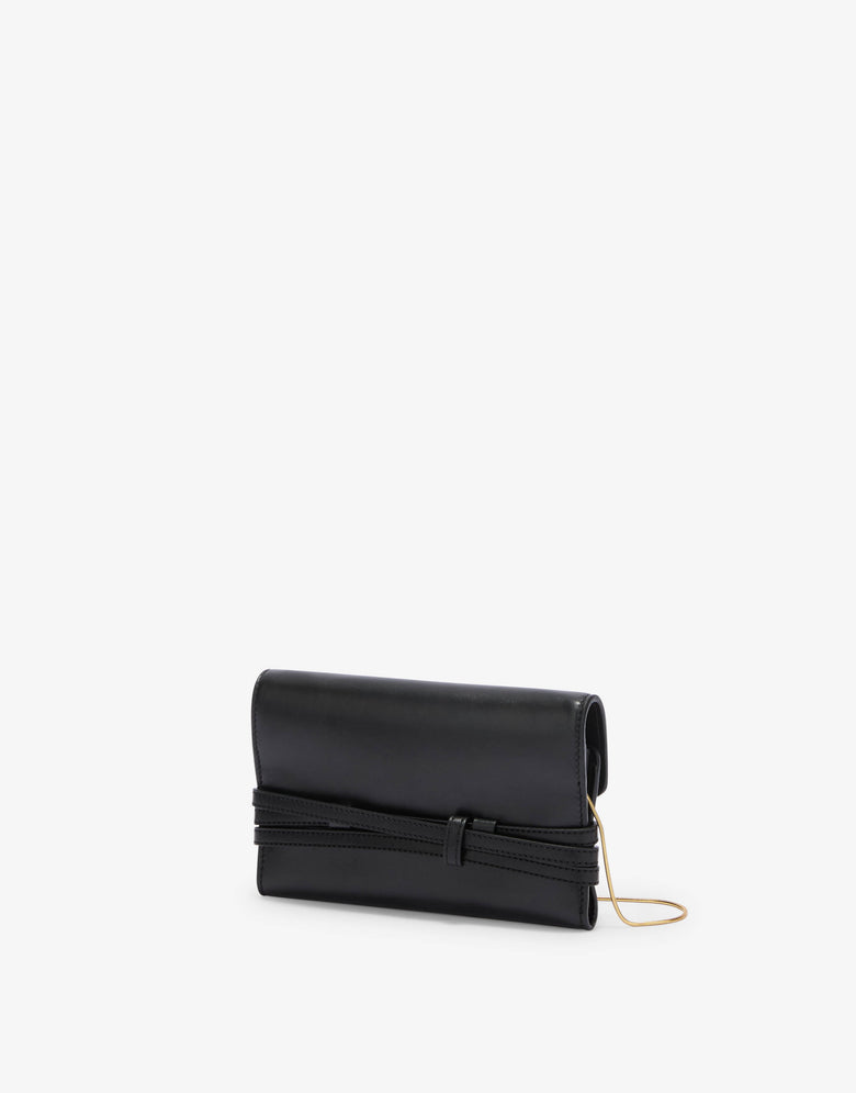 Cartera Tie Me Negro Moschino 1