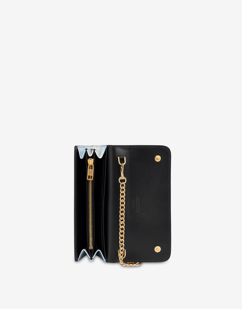 Cartera con cadena Archive Clouds Celeste Moschino 2