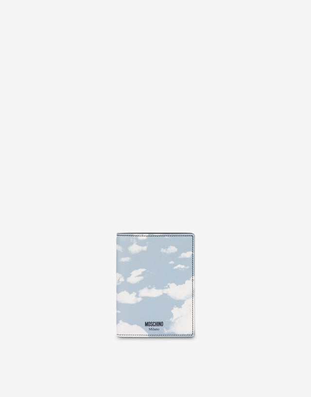 护照夹 Archive Clouds 天蓝色 Moschino 0