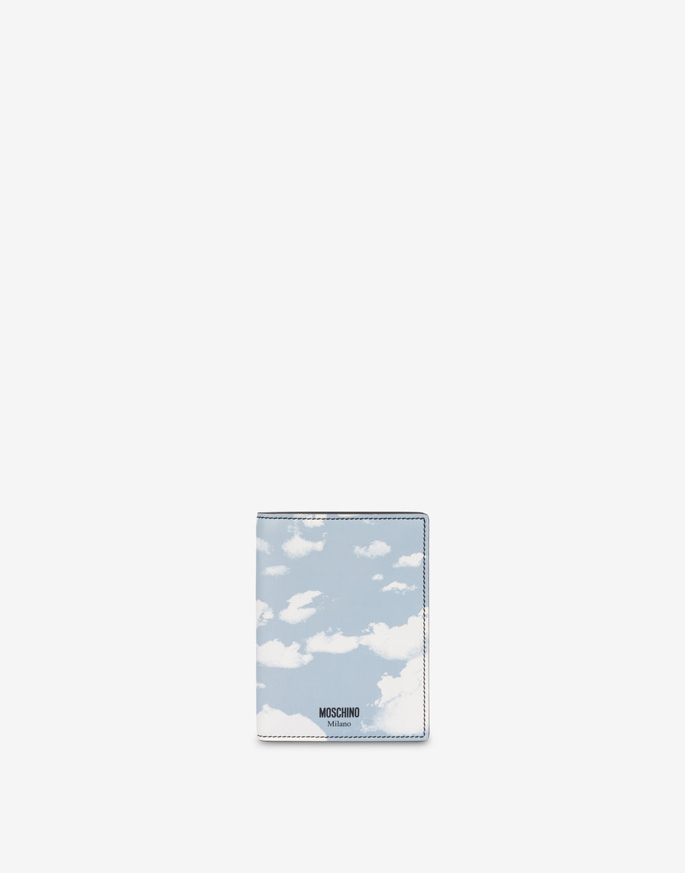 护照夹 Archive Clouds 天蓝色 Moschino 0