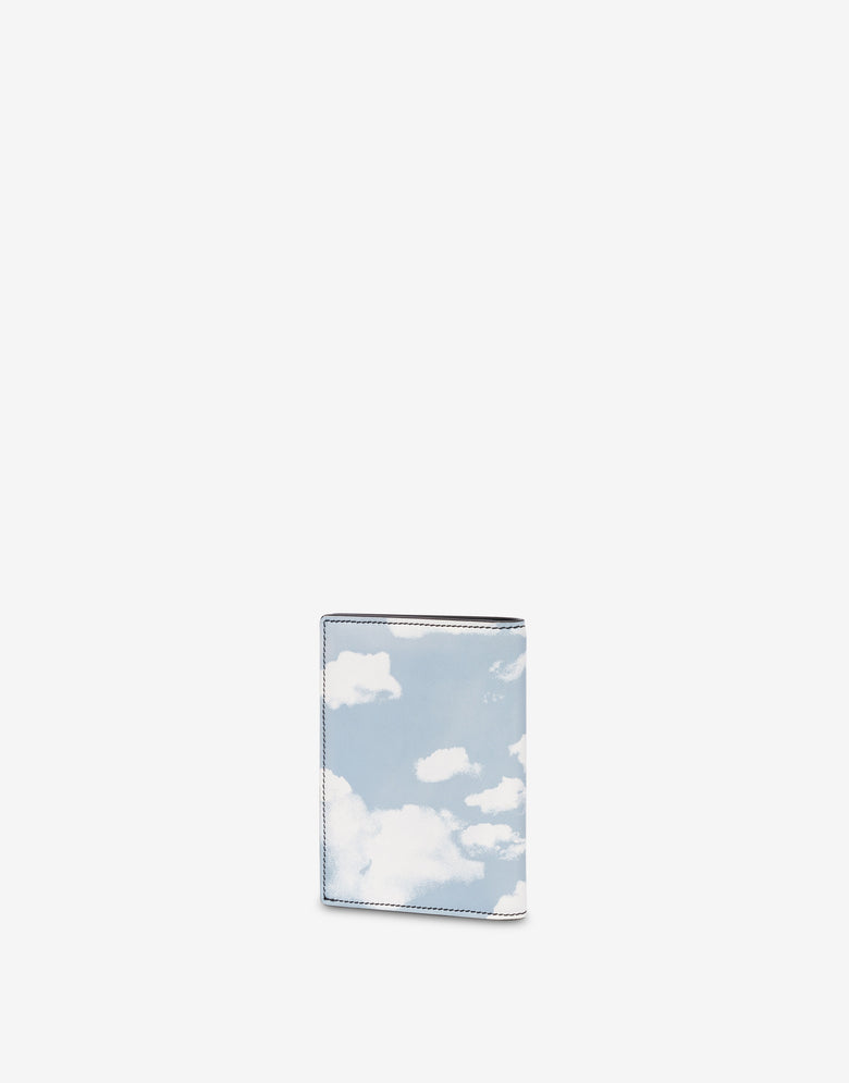 护照夹 Archive Clouds 天蓝色 Moschino 1