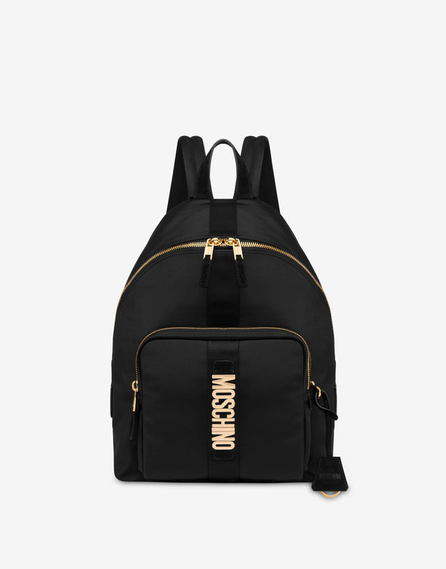 Mochila de nylon Cordura Grande Negro Moschino 0