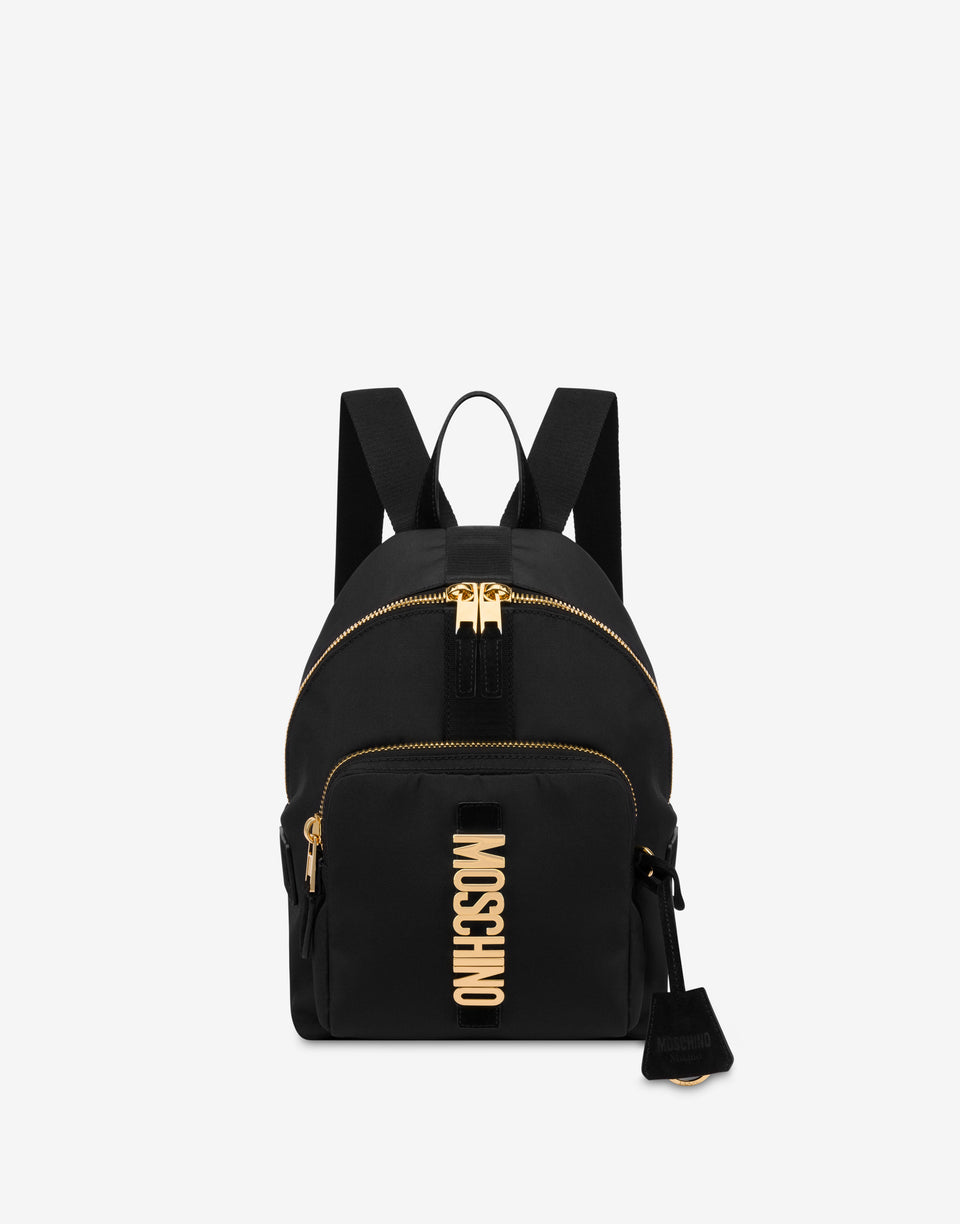 Mochila de nylon Cordura Mediana Negro Moschino 0