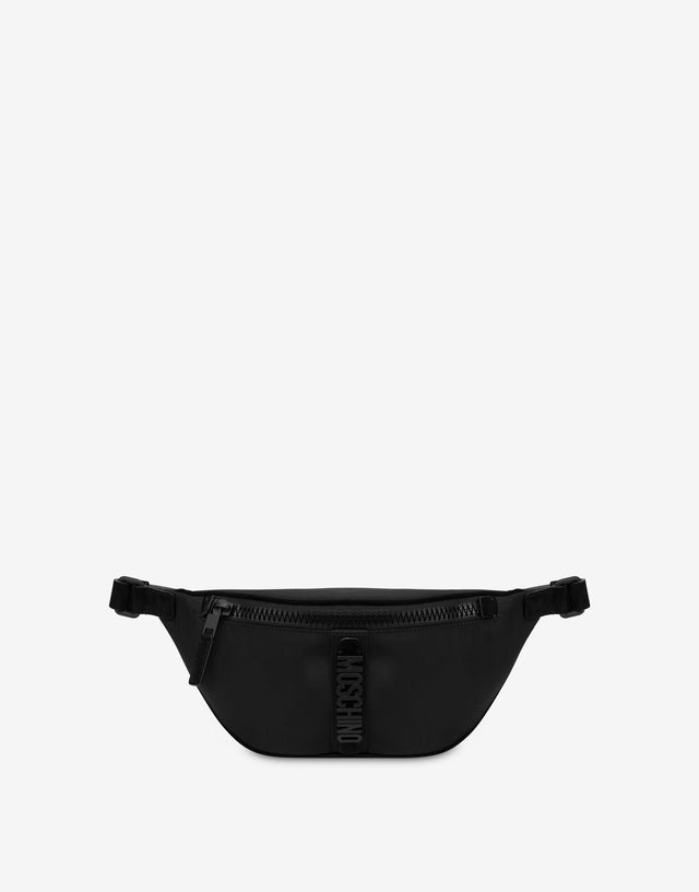 Riñonera de nylon Cordura Negro Moschino 0