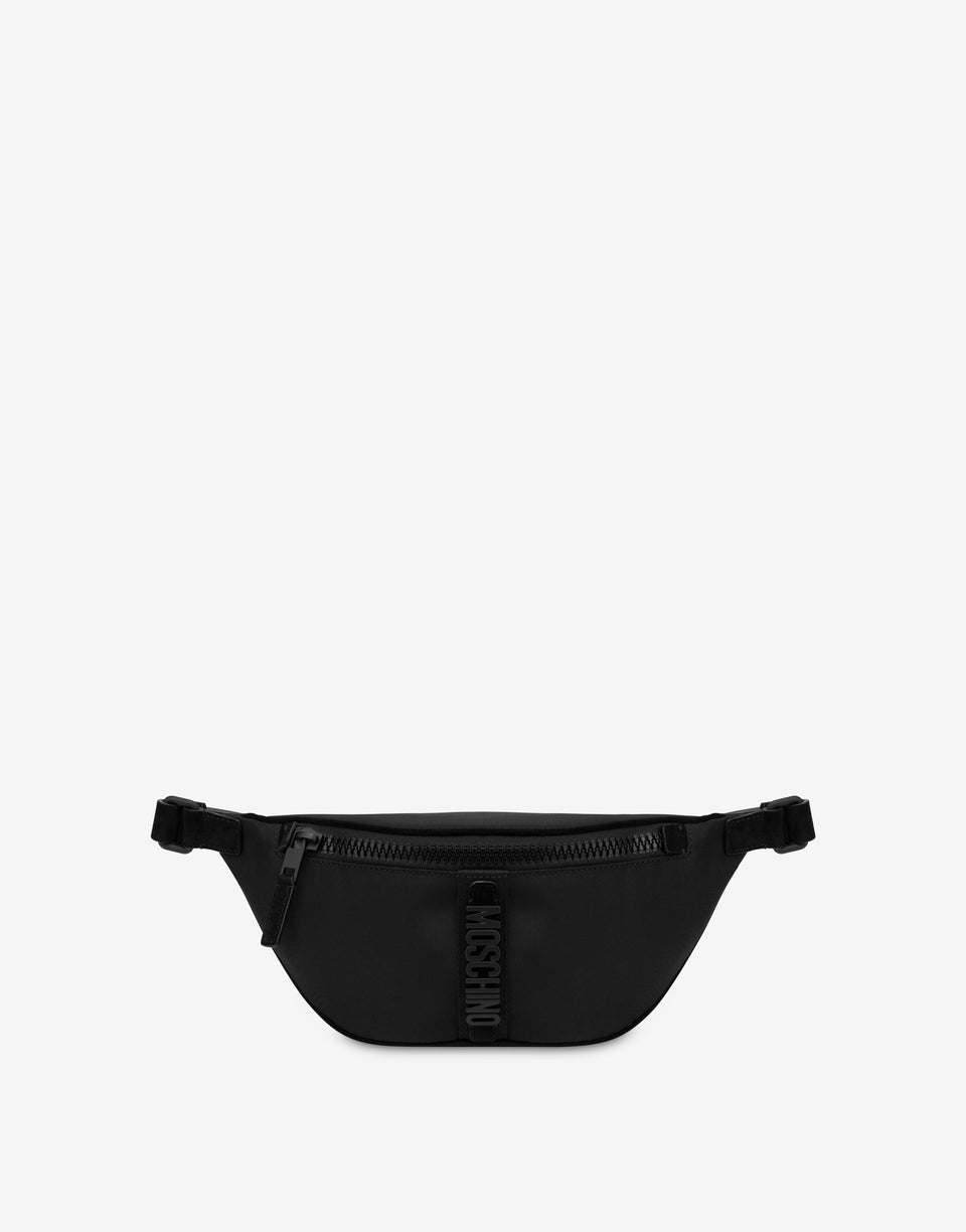 Riñonera de nylon Cordura Negro Moschino 0
