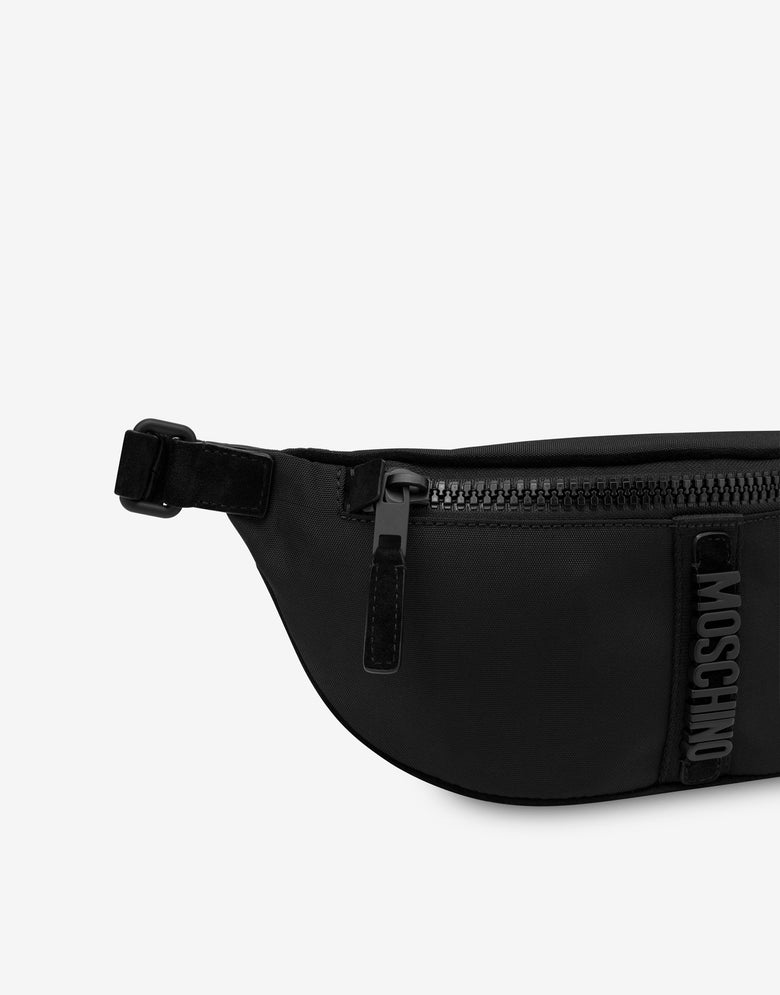 Riñonera de nylon Cordura Negro Moschino 3
