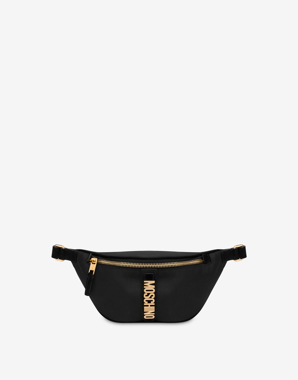 Riñonera de nylon Cordura Negro Moschino 0